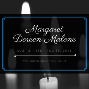 Margaret Doreen Malone Obituary