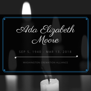Ada Elizabeth Moore Obituary